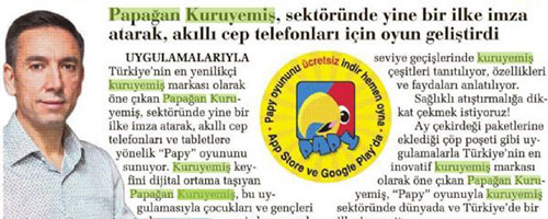 Mobile Play from Papağan Kuruyemiş: Papy